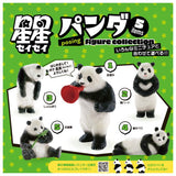 SeiSei Panda Posing Figure Collection [All 5 type set(Full Complete)]