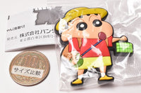 Crayon Shin-chan Pukkuri Rubber Magnet [6.Shin-chan (insect catching)]