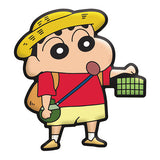 Crayon Shin-chan Pukkuri Rubber Magnet [6.Shin-chan (insect catching)]