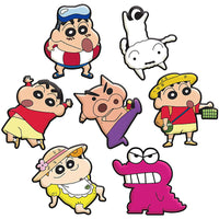 Crayon Shin-chan Pukkuri Rubber Magnet [All 7 type set (Full Complete)]
