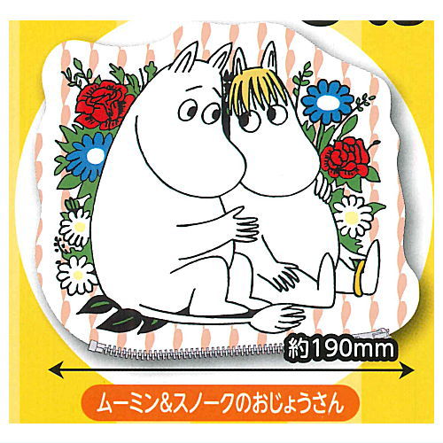 Moomin Nakayoshi NUNOPO [1.Moomintroll & Snork Maiden]