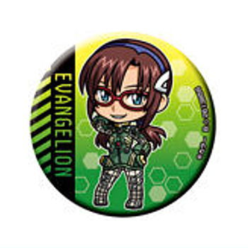 Gashapon kuji Evangelion Assort 04 [10.C award: Can Badge Mari Makinami Illustrious A]