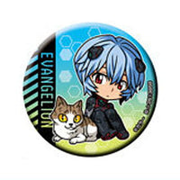 Gashapon kuji Evangelion Assort 04 [12.C award: Can Badge Rei Ayanami]