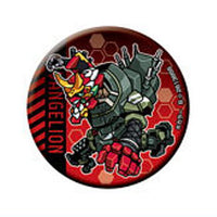 Gashapon kuji Evangelion Assort 04 [17.C award: Can Badge New EVA-02ƒ¿]