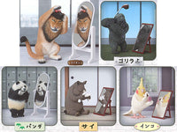 Animal attractions Looking through the mirror? Toshio Asakuma Makeup Animals [All 5 type set (Full Complete)]