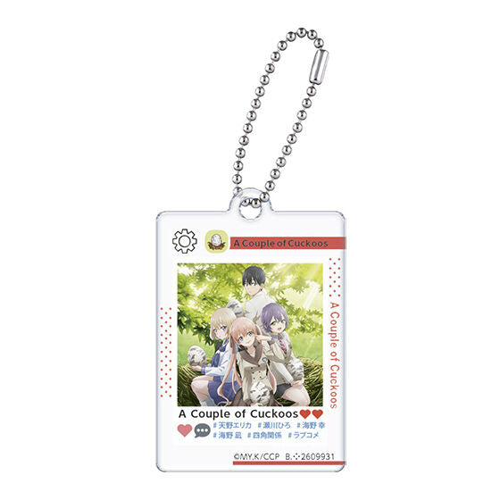 A Couple of Cuckoos Acrylic Key Chain [8.Main visual]