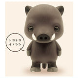 Tokotoko animals Mascot Figure [6.Tokotoko wild boar]