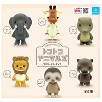 Tokotoko animals Mascot Figure [All 6 type set (Full Complete)]