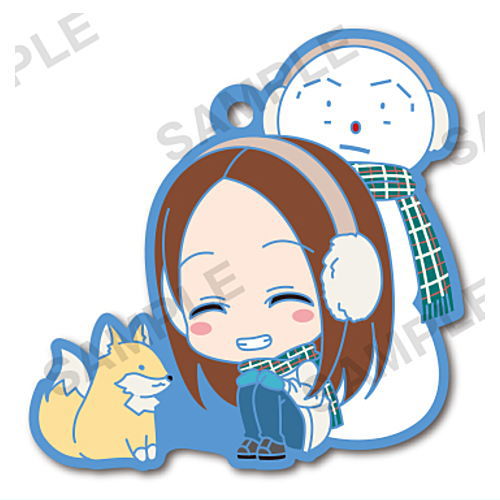 Karakai Jouzu no Takagi-san 3 capsule rubber strap [4.Winter ver.]
