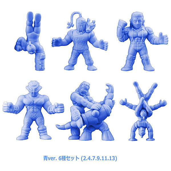 Kinnikuman Kinkeshi 20 [Blue ver. 6 type set (2.4.7.9.11.13)]