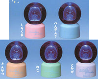 Sumikkogurashi 3D clear ball light Hoshizorasanpo [All 5 type set(Full Complete)]