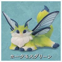 Le Yamamura Silkmoth Cat Figure [3.Hawkmoth green]