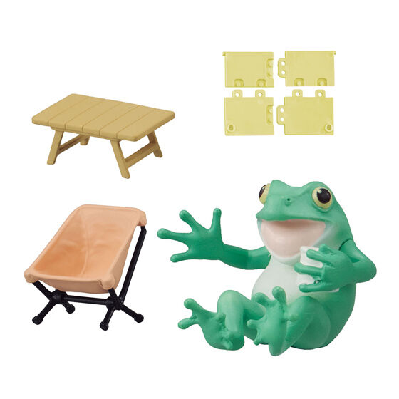 Animal Camp Part.5 [1.Frog (with low table, chair A, tent parts)]