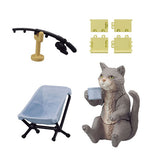 Animal Camp Part.5 [2.Cat (with fishing rod, rod stand, chair A, tent parts)]