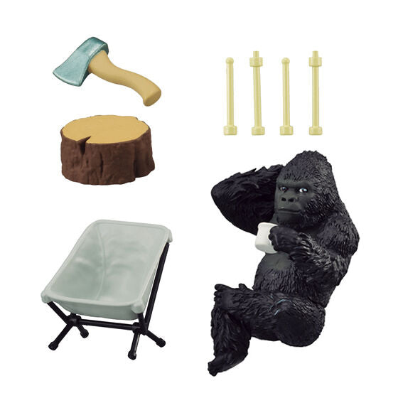 Animal Camp Part.5 [4.Gorilla (with stump, ax, chair A, tent parts)]