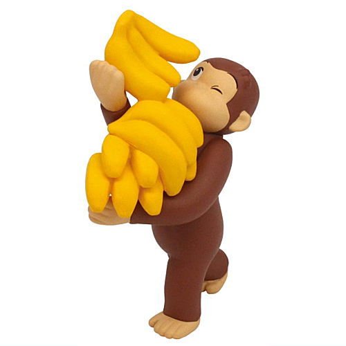 Curious George Banana Daisuki Figure Part.2 [2.Okakae banana]