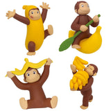 Curious George Banana Daisuki Figure Part.2 [All 4 type set (Full Complete)]