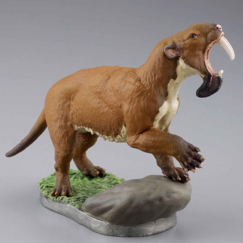 Capsule Q Museum Wakeatte zetsumetsushimashita 3D picture book [4.Thylacosmilus]