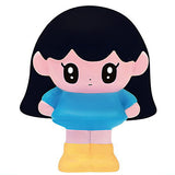 Monyo Girl sofvi mascot [6.Black, Lightblue]