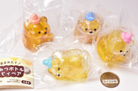 TAMA-KYU Newborn Baby bear in a honey bottle [All 4 type set(Full Complete)]