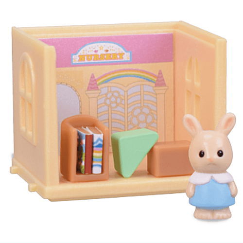 Sylvanian Families Tsunagaru oheya Fun Forest Kindergarten [2.Tsumiki set and baby milk rabbit (Henry)]