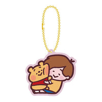 Kanahei picture Winnie the Pooh rubber mascot [6.Pooh & Christopher Robin]