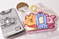 Kanahei picture Winnie the Pooh rubber mascot [9.Pooh & Eeyore & Piglet]