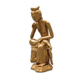 Buddha statue collection Kiwami [8.Miroku Bosatsu Hanka (Gold type)]