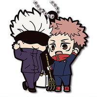 Deformed Rubber! Jujutsu Kaisen Ending key chain [7.Yuji Itadori & Satoru Gojo]