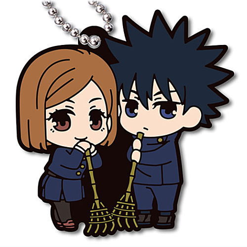 Deformed Rubber! Jujutsu Kaisen Ending key chain [8.Megumi Fushiguro & Nobara Kugisaki]