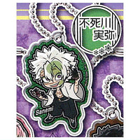 Pita! Deforme Kimetsu no Yaiba Shuminibotto Acrylic key chain [6.Sanemi Shinazugawa]