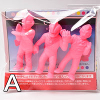 Ultraman Ultra Kaiju Keshigomu NEO [3.A set:Pink (Ultraman, Ultraman Belial, Ultraman Decker)]