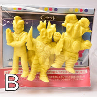 Ultraman Ultra Kaiju Keshigomu NEO [6.B set:Yellow (Ultraman A, Hyper Zetton, Zetton 2nd generation)]