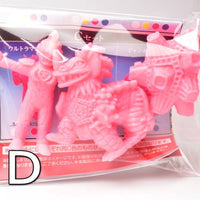 Ultraman Ultra Kaiju Keshigomu NEO [15.D set:Pink (Ultraman Z, EX Tyrant, Bullton)]