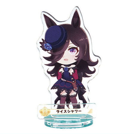 Umamusume Pretty Derby Derby Pose in the paddock! acrylic stand [5.Rice Shower (normal pedestal)]