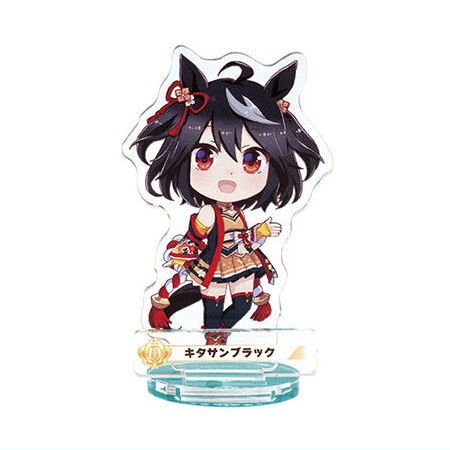 Umamusume Pretty Derby Derby Pose in the paddock! acrylic stand [10.Kitasan Black (normal pedestal)]