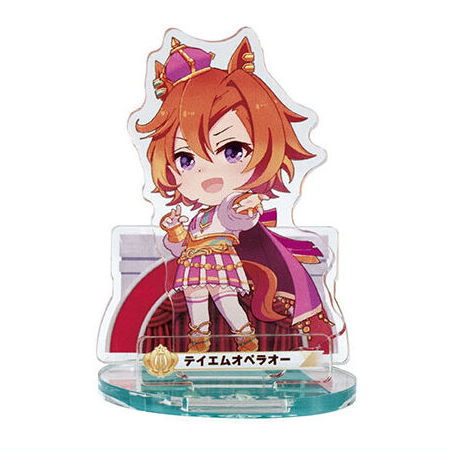 Umamusume Pretty Derby Derby Pose in the paddock! acrylic stand [13.T.M. Opera O (pedestal with background)]