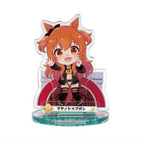 Umamusume Pretty Derby Derby Pose in the paddock! acrylic stand [14.Mayano Top Gun (pedestal with background)]