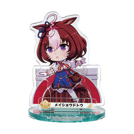 Umamusume Pretty Derby Derby Pose in the paddock! acrylic stand [17.Meisho Doto (pedestal with background)]