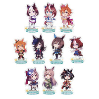 Umamusume Pretty Derby Derby Pose in the paddock! acrylic stand [Normal pedestal 10 type set(Pedestal with background are NOT including)]