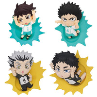 Buchimasu! Haikyu!! Relief Figure Magnet Part.2 [All 4 type set(Full Complete)]