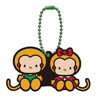 Sanrio Characters Capsule Rubber Mascot Hello Kitty [9.Tim & Tammy]