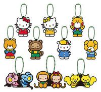 Sanrio Characters Capsule Rubber Mascot Hello Kitty [All 10 type set(Full Complete)]