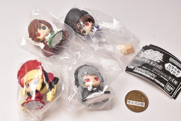 【希少品】リズメロ　マスコット Rozen Maiden Osuwari Mascot [All 4 type set(Full Complete