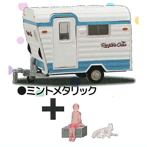 1/64PLUS Camping Trailer Registro Cuco Edition [5.Mint metallic]