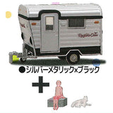 1/64PLUS Camping Trailer Registro Cuco Edition [6.Silver metallic x black]
