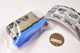 Capsule Plarail DX Series TRAIN SUITE Shikishima Edition [5.Observation car (tail car/with opening and closing gimmick) + curved rail + 2 types of figures]