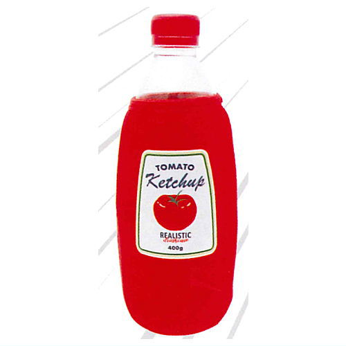 eh! Are you drinking that?! Condiment style PET bottle cover [1.Ketchu ...