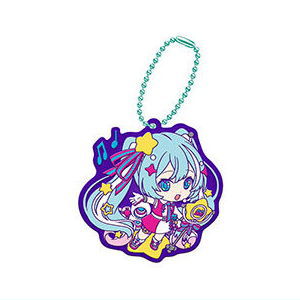 Gashapon Kuji Hatsune Miku Assort Magical Mirai 10th [4.B award: Rubber mascot Hatsune Miku B Magical Mirai 10th ver.]