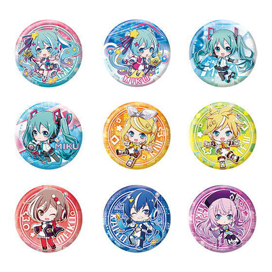 Gashapon Kuji Hatsune Miku Assort Magical Mirai 10th [C award: Can Badge 9 type set (7.8.9.10.11.12.13.14.15)]